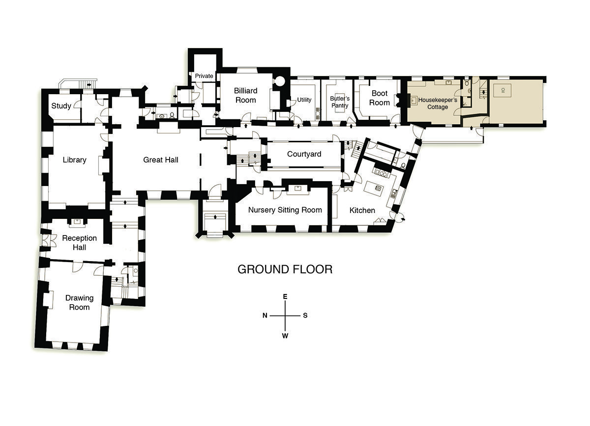 Little Sodbury Manor Ground Floor Plan Luxury Cotswold